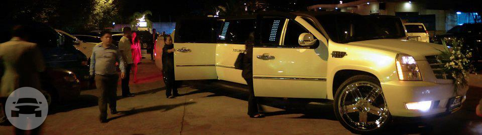 Cadillac Escalade Limousine
Limo /
Quezon City, Metro Manila

 / Hourly ₱8,000.00
