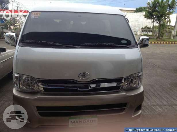 Toyota Grandia Van
Van /
Cebu City, Cebu

 / Airport Transfer ₱1,200.00
 / Daily ₱3,500.00
