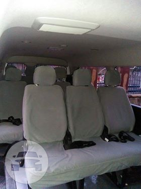 Toyota Hiace Van (Silver & White)
Van /
Talisay City, Cebu

 / Airport Transfer ₱1,000.00
 / Daily ₱4,000.00
