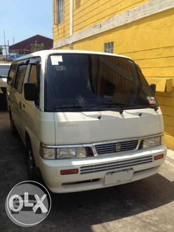 Nissan Urvan VX (2015)
Van /
Parañaque, Metro Manila

 / Airport Transfer ₱1,800.00
 / Daily ₱2,800.00
