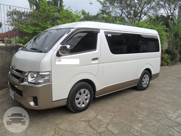 TOYOTA HI-ACE
Van /
Cebu City, Cebu

 / Airport Transfer ₱1,000.00
 / Daily ₱3,500.00
