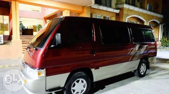 Nissan Escapade Van
Van /
Manila, Metro Manila

 / Airport Transfer ₱2,500.00
 / Daily ₱2,500.00
