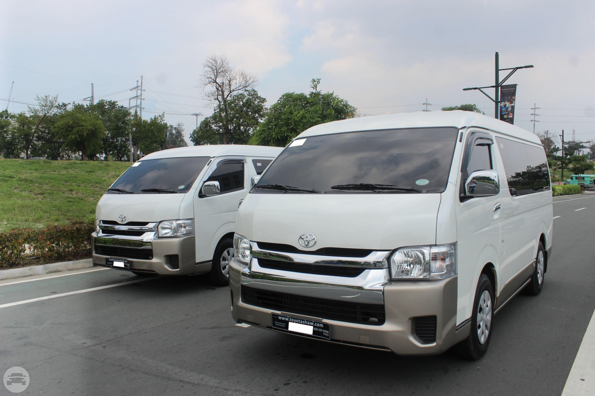 10-12 Seater Toyota GL Grandia
Van /
Taguig, Metro Manila

 / Airport Transfer ₱3,000.00
 / Daily ₱3,500.00
