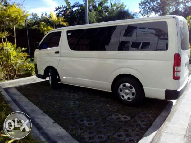 Toyota Hiace Commuter Van 2016
Van /
Parañaque, Metro Manila

 / Airport Transfer ₱2,500.00
 / Daily ₱5,000.00
