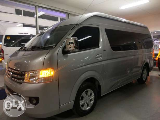  Foton Traveller LS
Van /
Quezon City, Metro Manila

 / Airport Transfer ₱3,000.00
 / Daily ₱6,500.00
