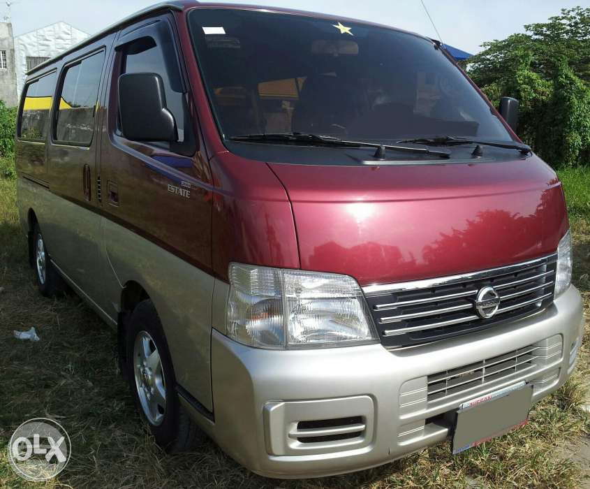 Nissan Urvan Estate Limited
Van /
Las Pinas, Metro Manila

 / Airport Transfer ₱2,500.00
 / Daily ₱2,500.00
