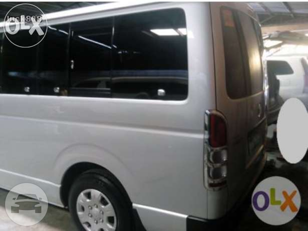 Toyota Hiace Commuter 16-18 Seater
Van /
Quezon City, Metro Manila

 / Airport Transfer ₱2,000.00
 / Daily ₱4,500.00
