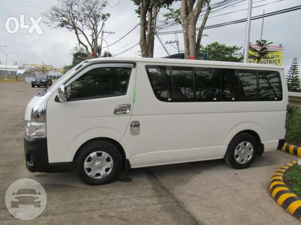 Toyota Grandia Van
Van /
Parañaque, Metro Manila

 / Airport Transfer ₱2,000.00
 / Daily ₱3,000.00

