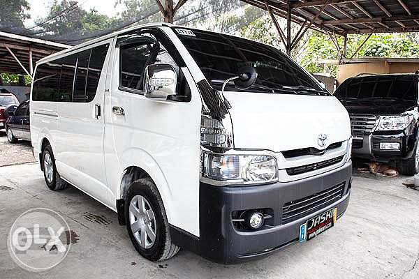 Toyota Commuter Van
Van /
Quezon City, Metro Manila

 / Airport Transfer ₱3,500.00
 / Daily ₱5,500.00
