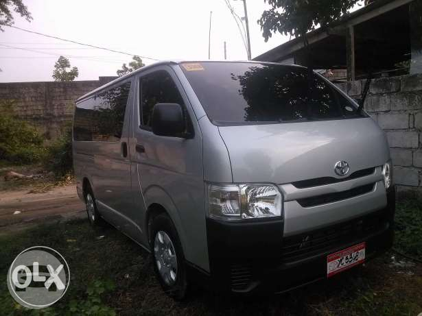 Toyota Hiace Commuter 2014
Van /
Angeles, Pampanga

 / Airport Transfer ₱1,900.00
 / Daily ₱3,500.00
