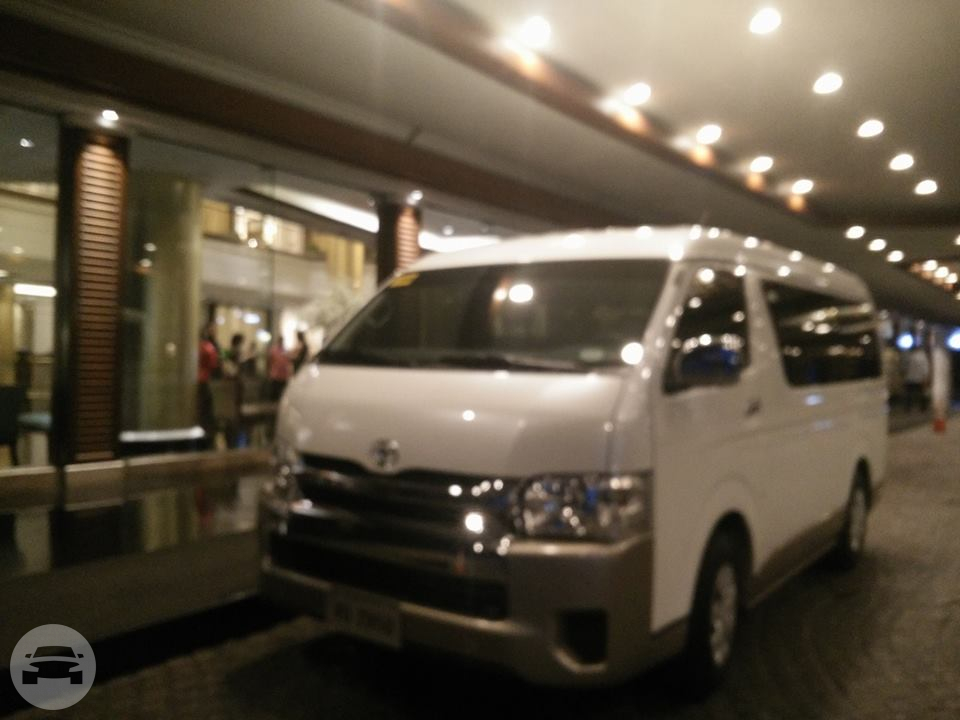 Toyota Hiace Urvan GL - White
Van /
Quezon City, Metro Manila

 / Airport Transfer ₱3,500.00
 / Daily ₱5,500.00
