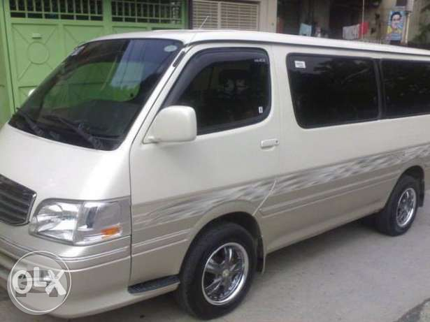 Toyota Hi-Ace Super Grandia 
Van /
Quezon City, Metro Manila

 / Airport Transfer ₱4,000.00
 / Daily ₱6,000.00
