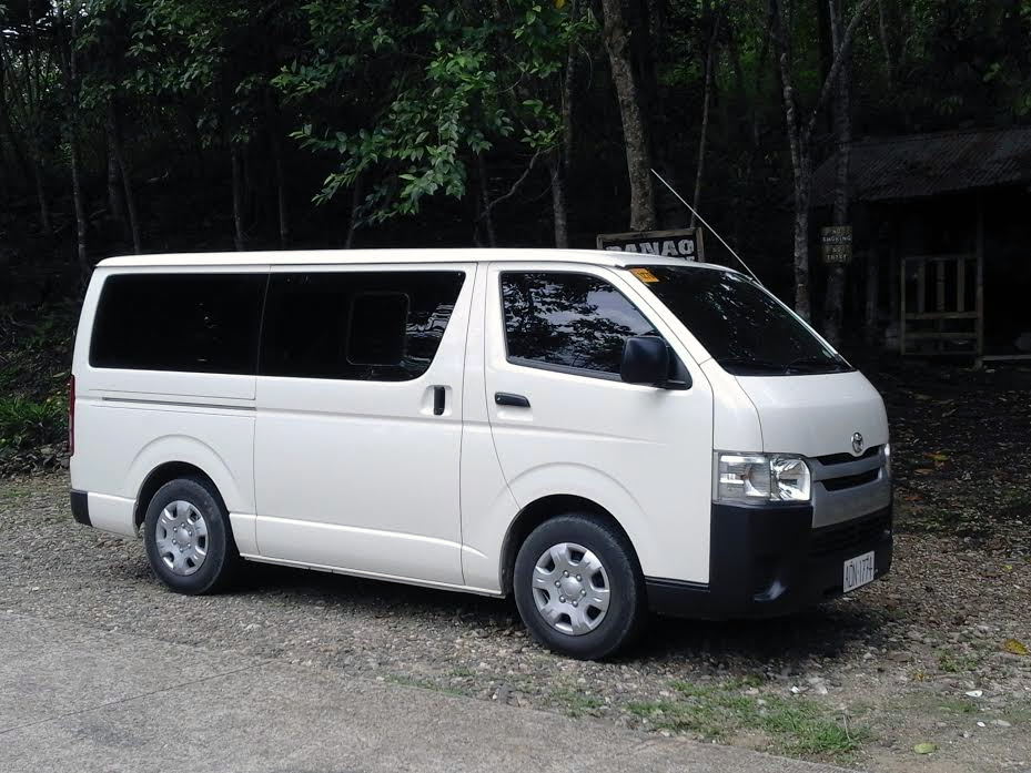 bohol day tour van rental