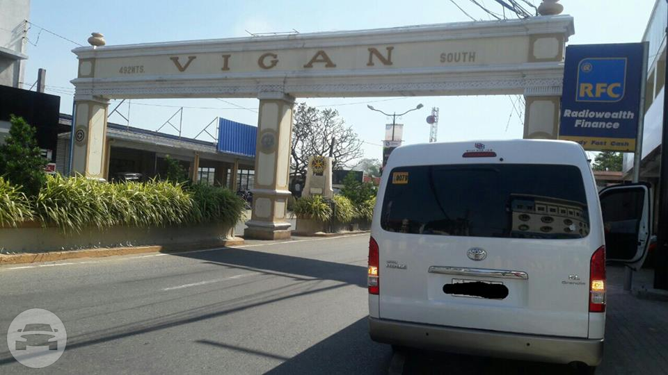 Toyota Van
Van /
Manila, Metro Manila

 / Airport Transfer ₱3,000.00
 / Daily ₱5,500.00
