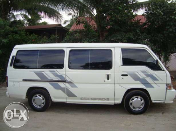 Nissan Escapade Van
Van /
Mandaluyong, Metro Manila

 / Hourly ₱0.00
