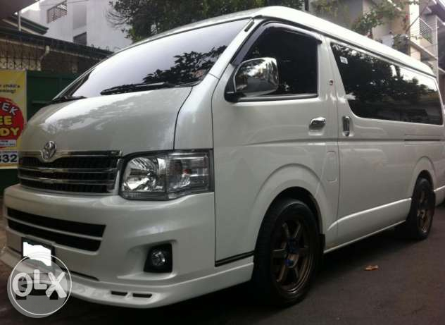 Toyota Van
Van /
Las Pinas, Metro Manila

 / Airport Transfer ₱3,000.00
 / Daily ₱4,500.00
