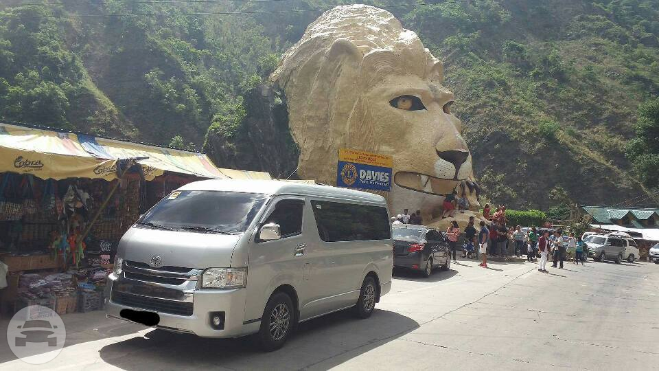 Toyota Van
Van /
Manila, Metro Manila

 / Airport Transfer ₱3,000.00
 / Daily ₱5,500.00
