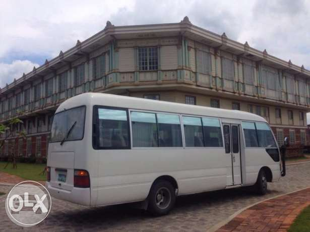 Coaster Bus
Coach Bus /
Manila, Metro Manila

 / Airport Transfer ₱4,500.00
 / Daily ₱9,500.00
