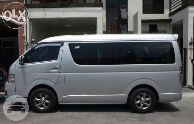 Toyota Hiace Van
Van /
Manila, Metro Manila

 / Airport Transfer ₱3,000.00
 / Daily ₱5,000.00
