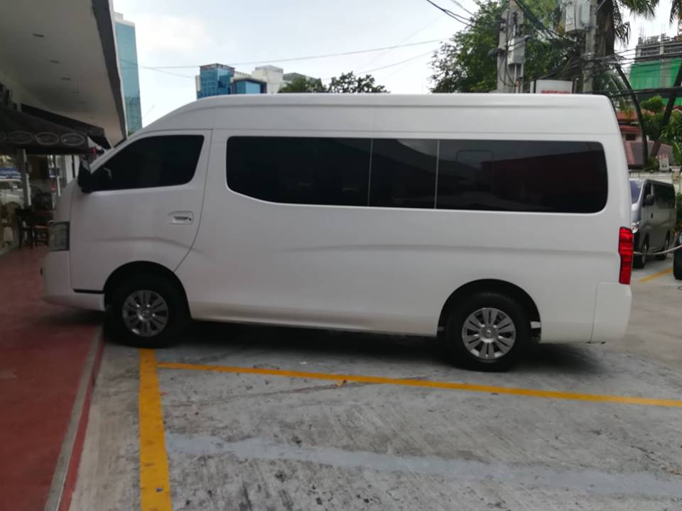 Nissan Urvan Premium 14 seater
Van /
Cagayan de Oro, Misamis Oriental

 / Airport Transfer ₱1,800.00
 / Daily ₱3,500.00
