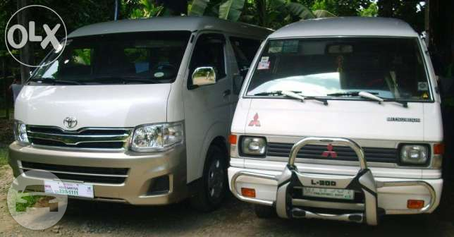 Toyota Hiace Van
Van /
Manila, Metro Manila

 / Airport Transfer ₱3,500.00
 / Daily ₱6,500.00
