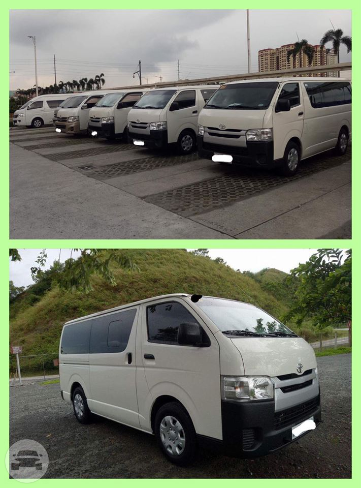 Toyota hiace
Van /
Makati, Metro Manila

 / Hourly ₱1.00
