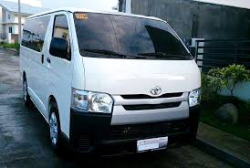 Toyota HiAce Commuter
Van /
Bacolod, Negros Occidental

 / Airport Transfer ₱1,800.00
 / Daily ₱4,500.00
