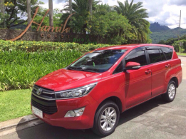 Toyota Innova 2016
Van /
Valenzuela, Metro Manila

 / Airport Transfer ₱3,000.00
 / Daily ₱3,500.00
