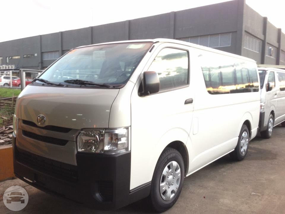 Toyota Hiace Van
Van /
Cavite City, Cavite

 / Airport Transfer ₱2,500.00
 / Daily ₱4,500.00
